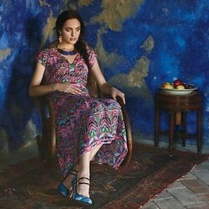 Anthropologie Vanessa Virginia Mural Dress